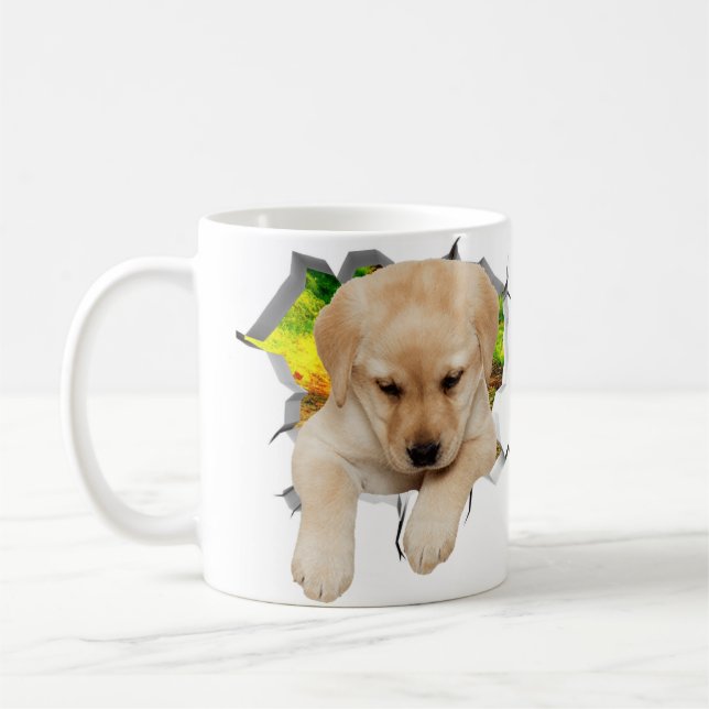 Best Dog Personalized Pet Photo  Coffee Mug (Left)