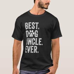 Best Dog Uncle Ever Funny Father's Day Vintage T-Shirt