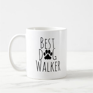 'Best Dog Walker' Charming Playful Pet-Lover Gift  Coffee Mug