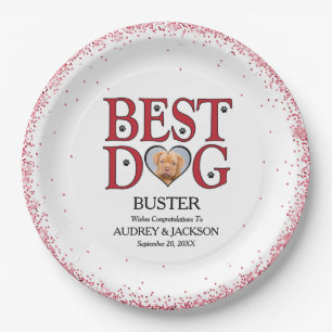 Best Dog Wedding Paper Plates With Pets Photo