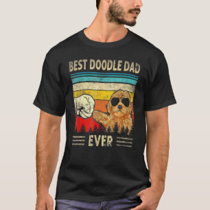 Best Doodle Dad Ever Goldendoodle Dog Dad Father's T-Shirt