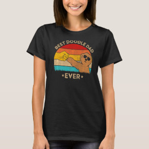 Best Doodle Dad Ever Vintage Dog For Father's Da T-Shirt