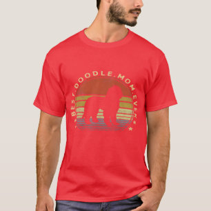 Best Doodle Mom Ever GoldenDoodle Mothers Day retr T-Shirt