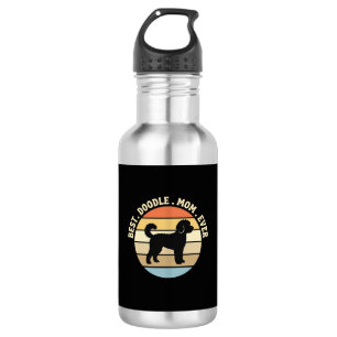 Best Doodle Mom Ever Retro Dog 532 Ml Water Bottle