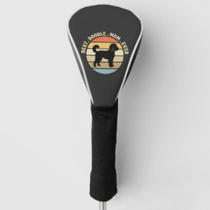 Best Doodle Mom Ever Retro Dog Golf Head Cover