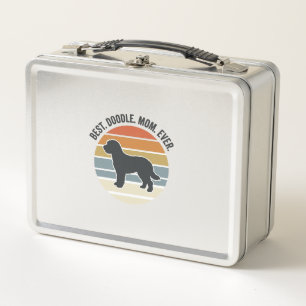 Best Doodle Mom Ever Vintage Dog Mom Design_1 Metal Lunch Box