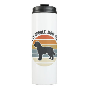 Best Doodle Mom Ever Vintage Dog Mom Design_1 Thermal Tumbler