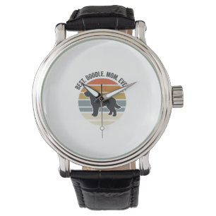 Best Doodle Mom Ever Vintage Dog Mom Design_1 Watch