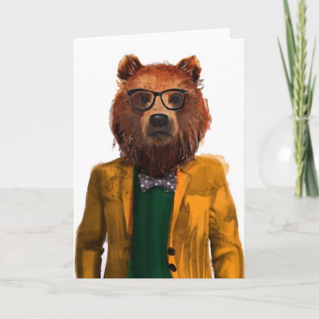 Best Dressed Bear Card (Front)