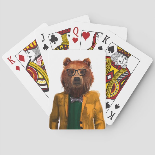 Best Dressed Bear Playing Cards (Back)