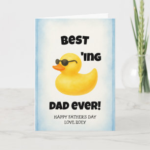 Best Ducking Dad Ever Father's Day Card