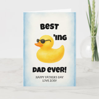 Best Ducking Dad Ever | Father's Day Card