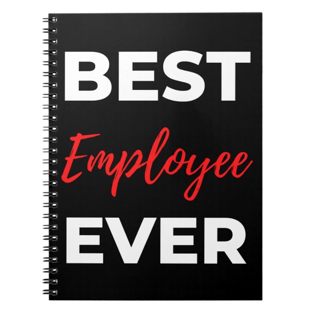Best Employee Ever Notebook (Front)