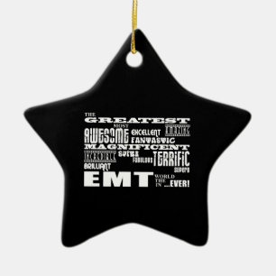 Best EMTs Birthdays : Greatest EMT Ceramic Ornament