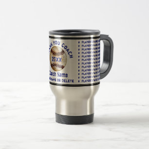 Best End of Baseball Season Gifts to Coaches Travel Mug