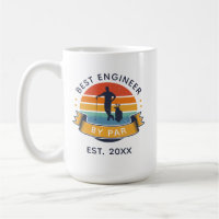Best Engineer By Par Dad Birthday Golf Lover