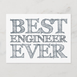 Best Engineer Ever Postcard