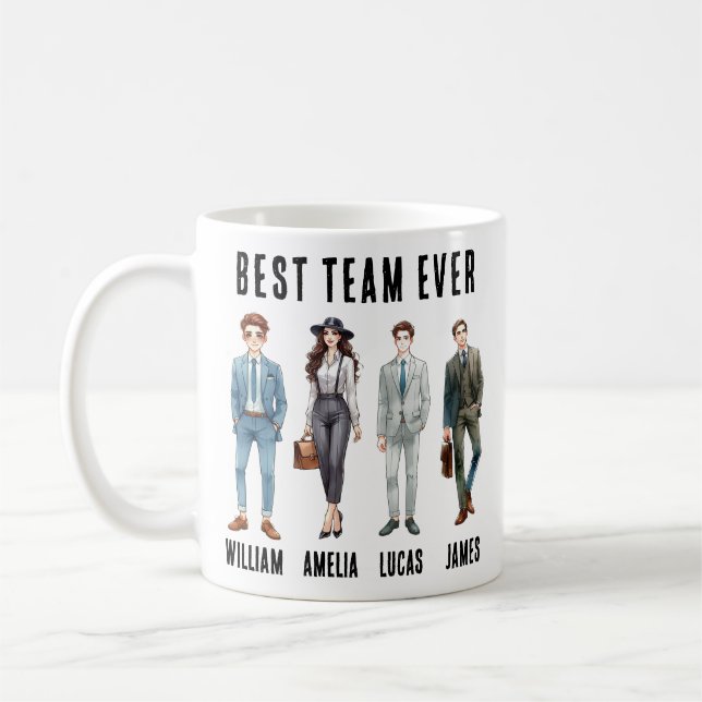 Best Ever Collaboration - Cheers to the Best Team Coffee Mug (Left)