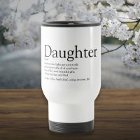 Best Ever Daughter Definition Black and White