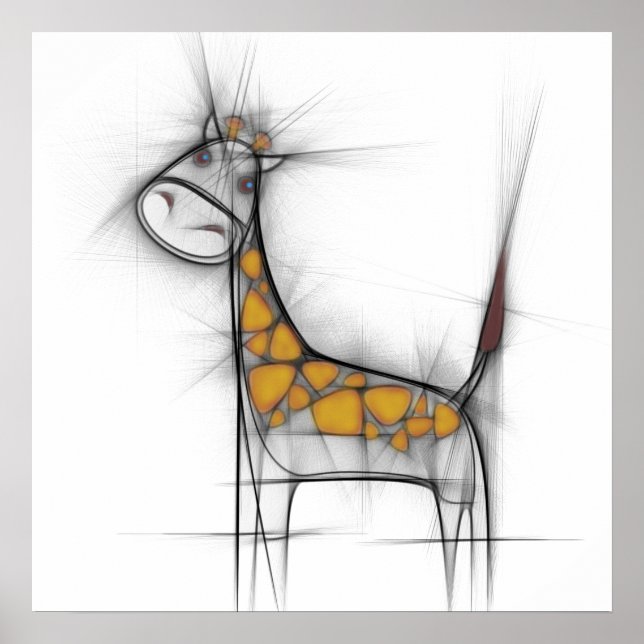 Best ever giraffe poster (Front)