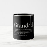 Best Ever Grandpa, Grandfather, Papa Definition Two-Tone Coffee Mug<br><div class="desc">Personalise for your special grandpa,  grandad,  papa or pops to create a unique gift. A perfect way to show him how amazing he is every day. Designed by Thisisnotme©</div>