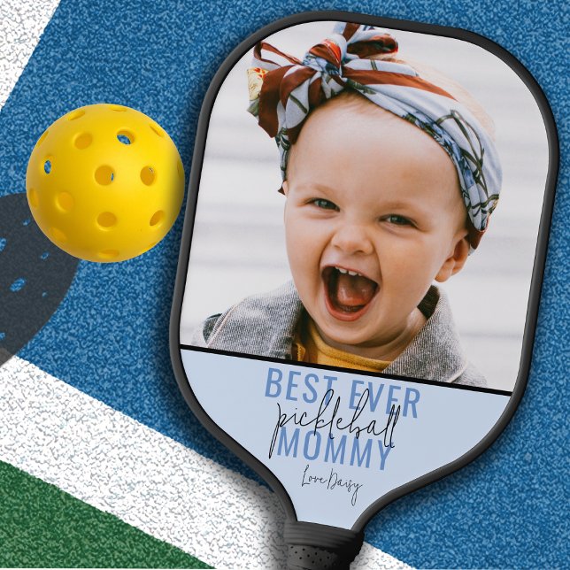 Best Ever Pickleball Mommy Photo Paddle (Creator Uploaded)