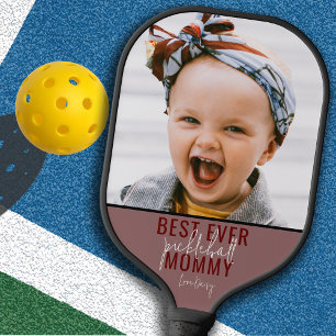Best Ever Pickleball Mommy Photo Paddle