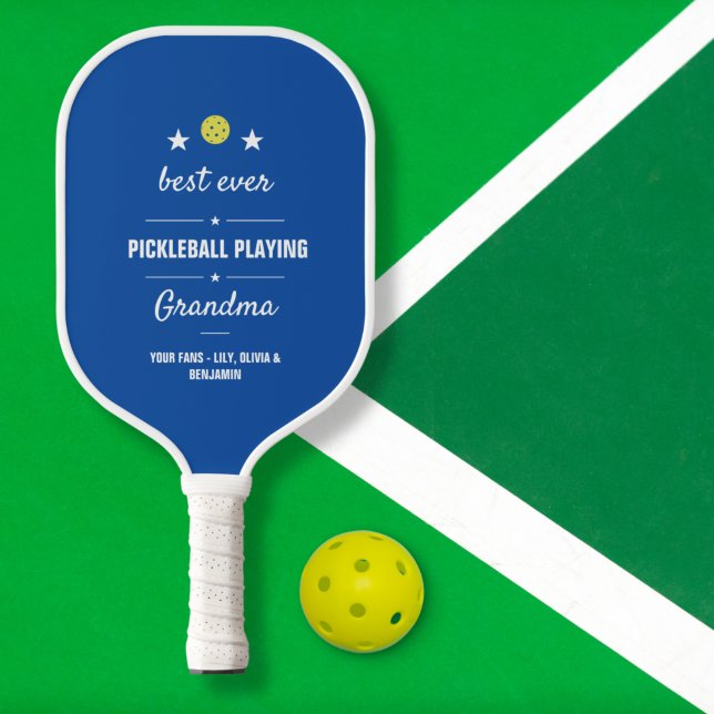 Best Ever Pickleball Playing Grandma Custom  Paddle (Creator Uploaded)