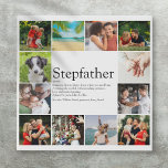 Best Ever Stepfather, Stepdad Definition 12 Photo Faux Canvas Print<br><div class="desc">Personalize with 12 favorite photos and personalized text for your special stepfather, stepdad, or daddy to create a unique gift for Father's day, birthdays, Christmas or any day you want to show how much he means to you. A perfect way to show him how amazing he is every day. Designed...</div>