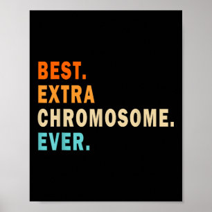 Best Extra Chromosome Ever - Down Syndrome Awarene Poster