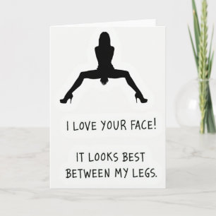 Best Face Between My Legs Card