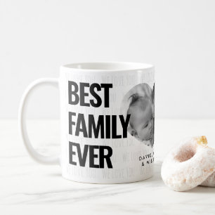 Best Family Photo Collage and Custom Text Coffee Mug