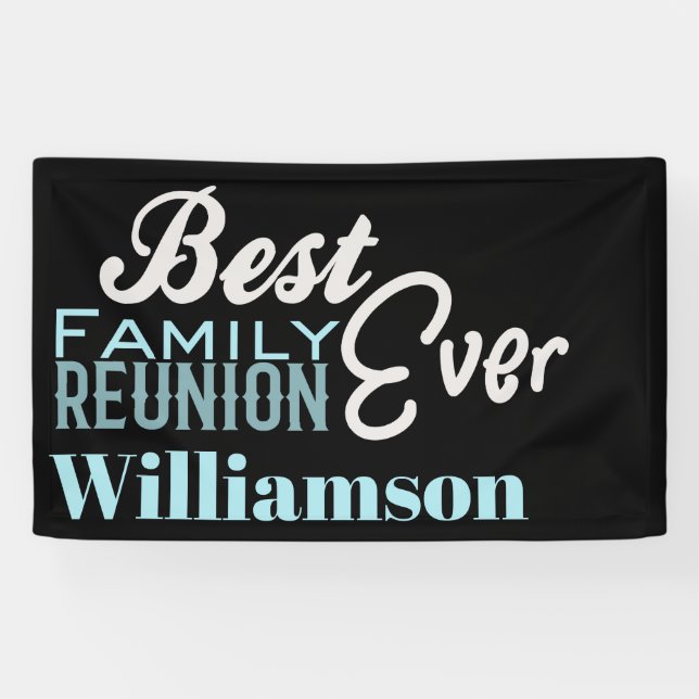 Best Family Reunion Gathering Modern Banner (Horizontal)