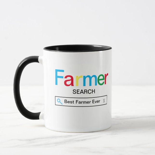Best Farmer Ever Search engine Result  Mug (Left)