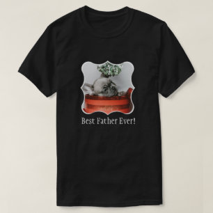 Best Father Family Photo  Custom T-Shirt