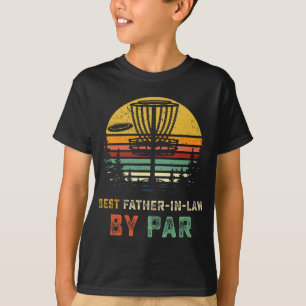 Best Father In Law Disc Golf Gift Golfer Golfing F T-Shirt