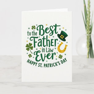 Best Father In Law Ever Card
