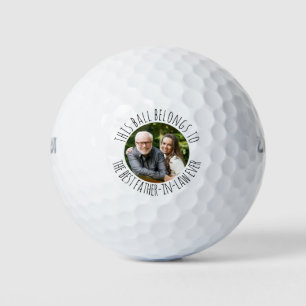 Best Father-In-Law Personalized Photo Golf Balls