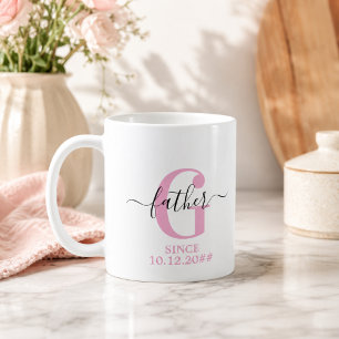 Best Father Monogram   Personalized Father's Day  Coffee Mug