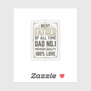 Best Father Vintage Engraving Typographic Shirt De