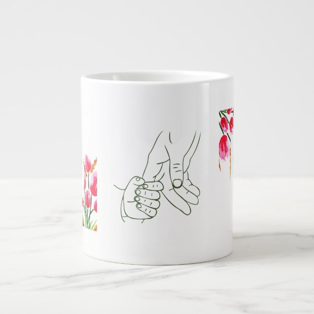 Best Father's day Gift Large Coffee Mug (Front)
