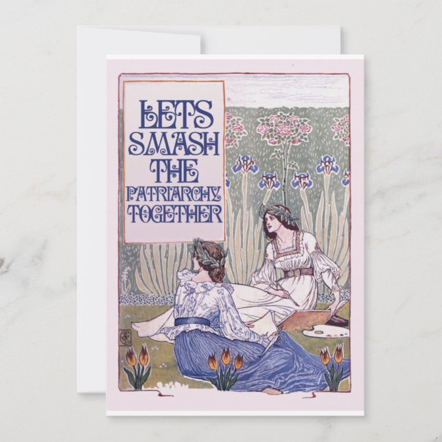 Best Feminist Friend Invitation (Front)