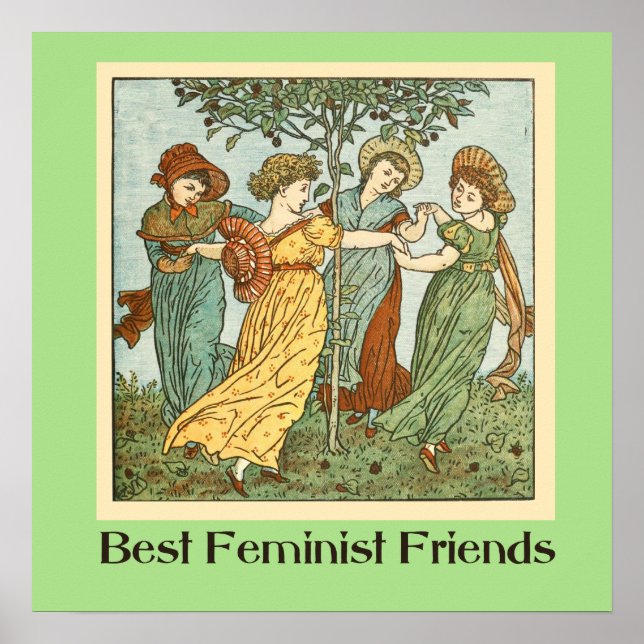 Best Feminist friends Poster (Front)