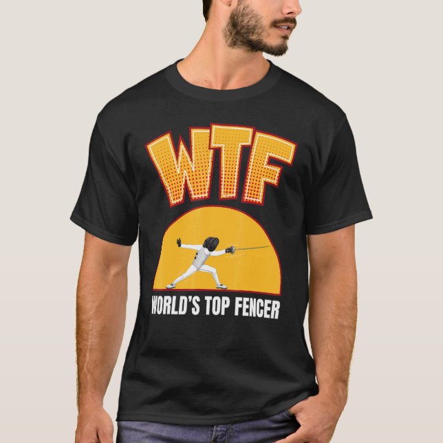Best Fencer Fencing T-Shirt (Front)