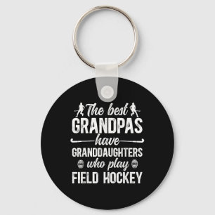 Best Field Hockey Grandpa Field Hockey Player Gran Keychain