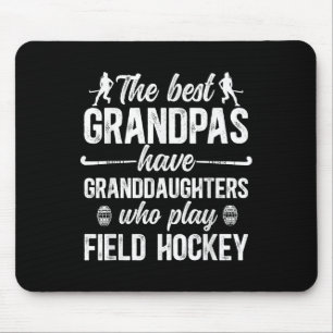 Best Field Hockey Grandpa Field Hockey Player Gran Mouse Pad