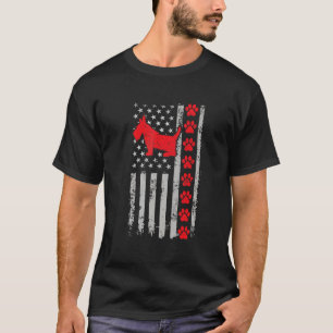 Best Firefighter Cesky Terrier Mom Dad Ever Us Fla T-Shirt