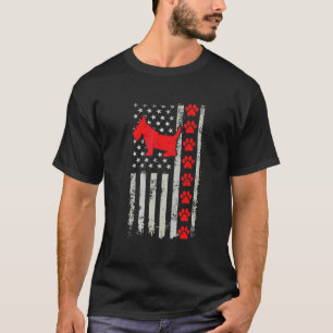Best Firefighter Cesky Terrier Mom Dad Ever Us Fla T-Shirt