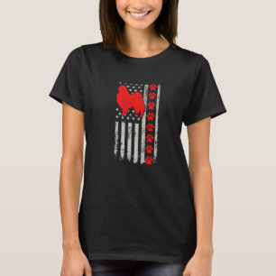 Best Firefighter Japanese Chin Mom Dad Ever Us Fla T-Shirt