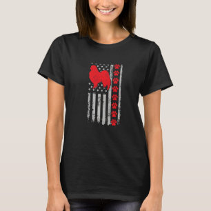 Best Firefighter Japanese Chin Mom Dad Ever Us Fla T-Shirt
